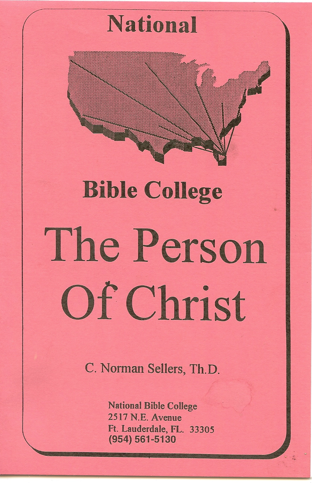 The Person of Christ Seminar Study Guide